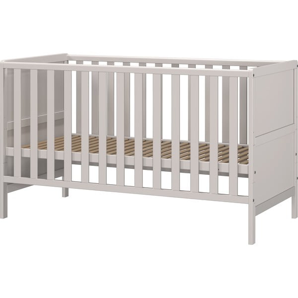 Krémszínű tömörfa babaágy 70x140 cm Alkmaar – Germania