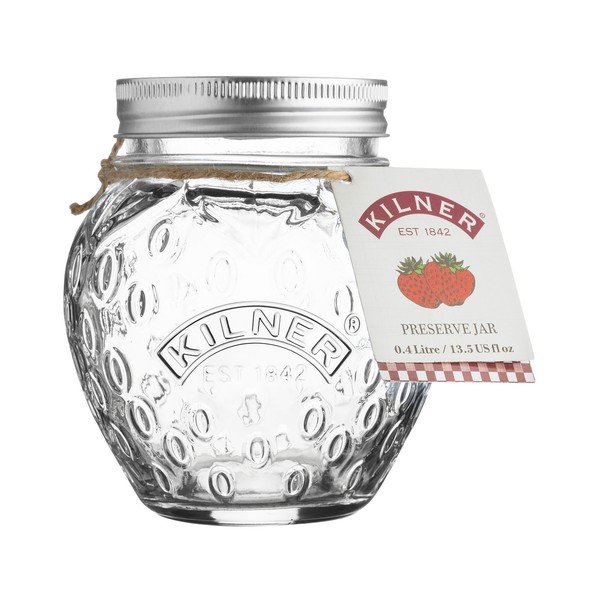 Strawberry befőttesüveg kupakkal, 0,4 l - Kilner-image-1