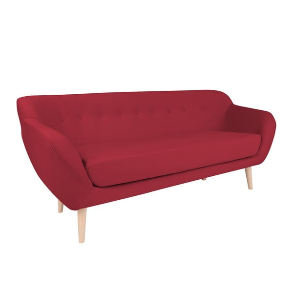 Eleven piros 3 személyes kanapé - BSL Concept