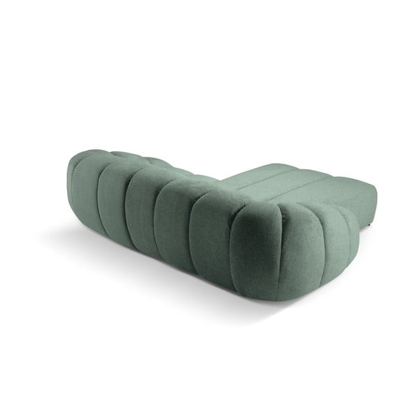 Világoszöld sarokkanapé (bal oldali) Diana – Micadoni -image-3