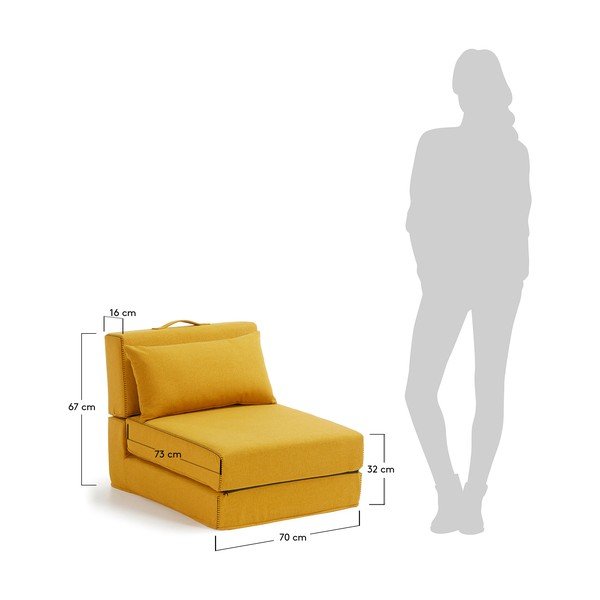 Sárga fotel Arty – Kave Home-image-4