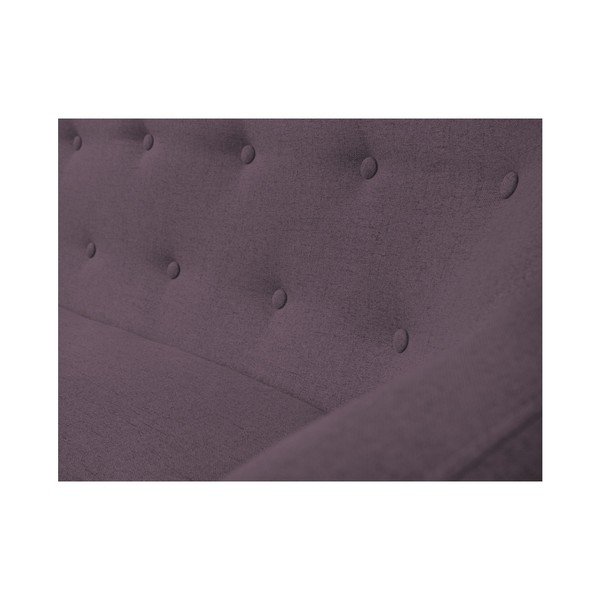Piemont háromszemélyes lila kanapé - Mazzini Sofas-image-2