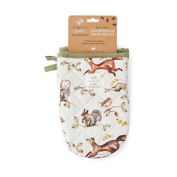 Pamut edényfogó kesztyű szett 2 db-os Forest Fable – Cooksmart ®-image-4