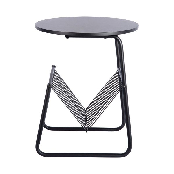 Fém kerek tárolóasztal ø 40 cm Riqueza Revista – Leitmotiv-image-3