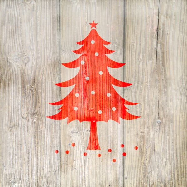 Winter Tree Red 10 db-os papírszalvéta szett karácsonyi motívummal - PPD