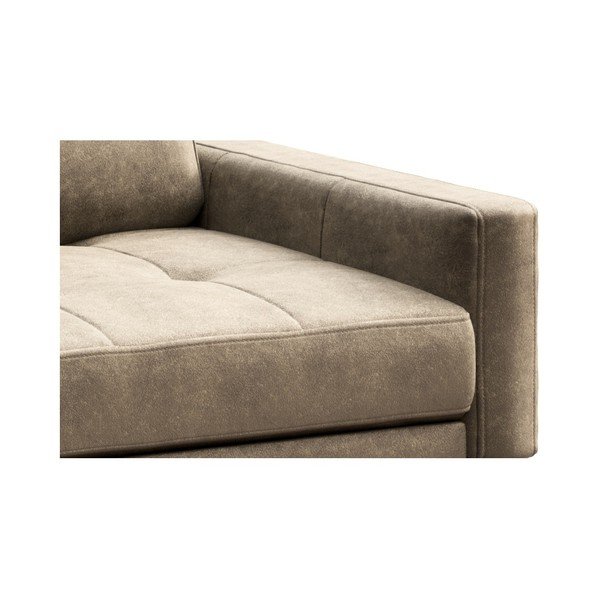 Musso Tufted bézs kanapé bal oldali fekvőfotellel - MESONICA-image-4
