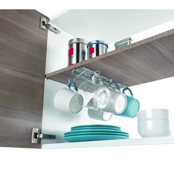 Rozsdamentes acél felfüggeszthető bögretartó - Metaltex-image-1