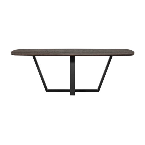 Étkezőasztal tölgyfa asztallappal 100x220 cm Tablo – WOOOD