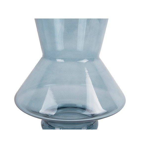 Glow kék üveg váza - PT LIVING-image-1