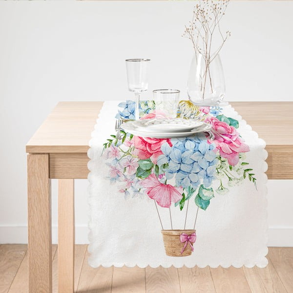 Colorful Flowers asztali futó, 45 x 140 cm - Minimalist Cushion Covers