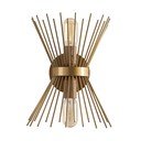 Aranyszínű fali lámpa Kirpi – Opviq lights