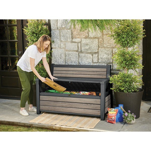 Barna műanyag kerti pad Deco – Keter-image-4