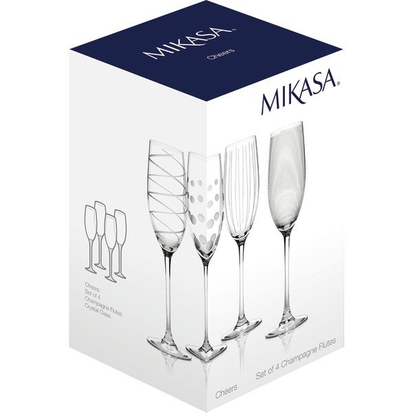 Cheers 4 db-os pezsgőspohár készlet, 250 ml - Mikasa-image-4
