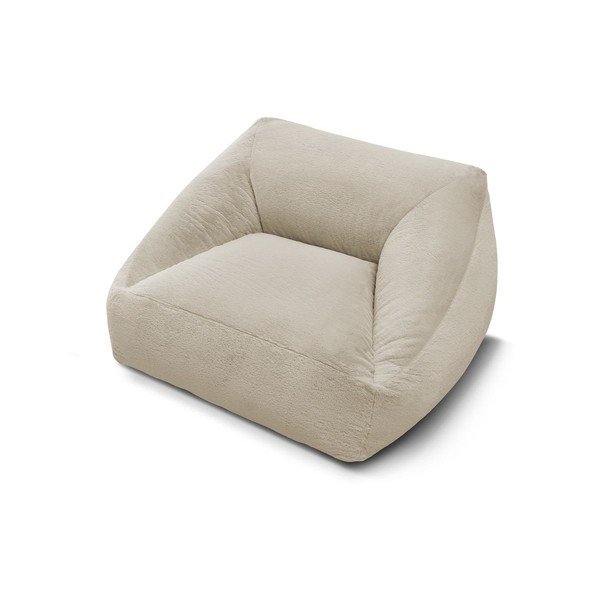 Bézs műszőrme babzsákfotel Lilibet – Bobochic Paris-image-4