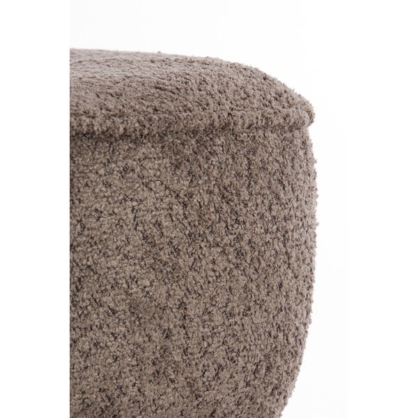 Barna buklé puff Leyla – Light & Living-image-1