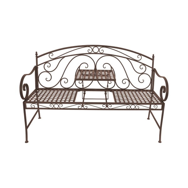 Barna fém kerti pad Saket – Garden Pleasure-image-3