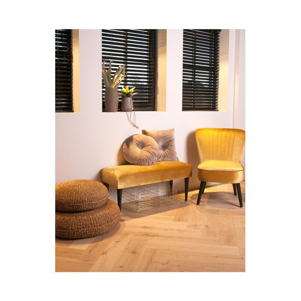 Luxury citromsárga pad bársony kárpittal - Leitmotiv-image-2