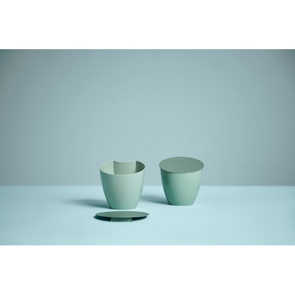 Krémszínű komposztálható hulladék gyűjtő 2,2 l Nordic white – Mepal-image-4