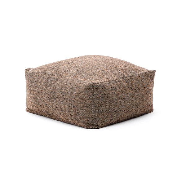 Narancssárga-natúr színű puff Vedell – Kave Home