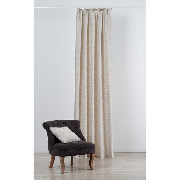 Krémszínű függöny 140x245 cm Giuseppe – Mendola Fabrics-image-3