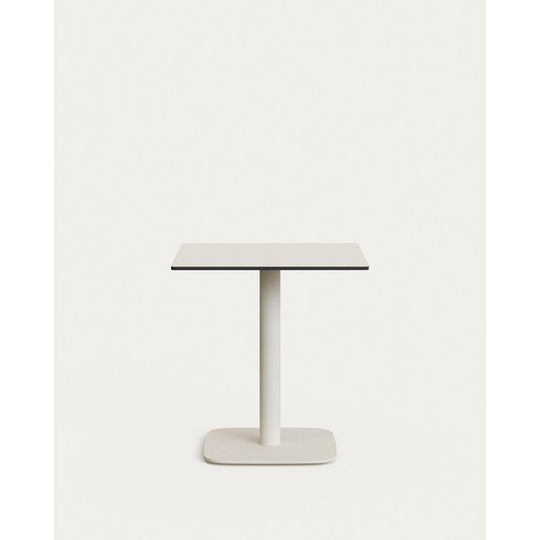 Fém kerti étkezőasztal 68x68 cm Dina – Kave Home-image-4