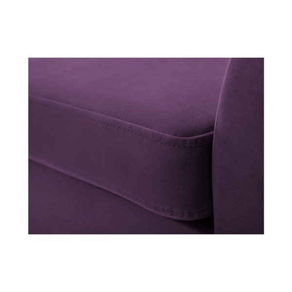 Peony 3 személyes lila kinyitható kanapé tárolóval - Mazzini Sofas-image-1