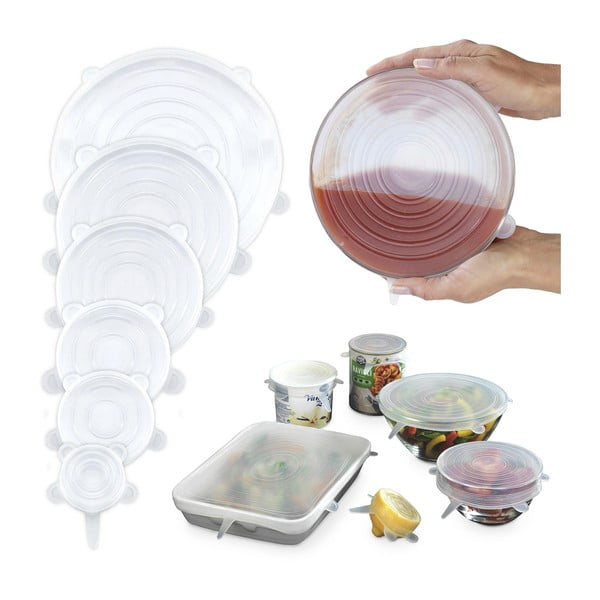 Szilikon univerzális fedél készlet élelmiszerekhez – Maximex-image-4