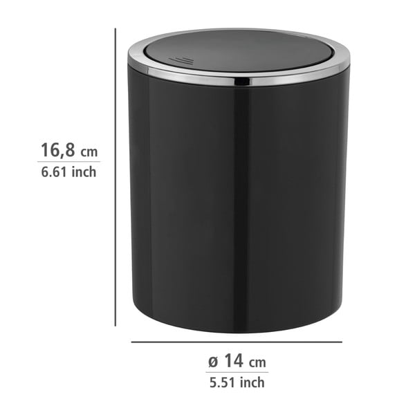 Inca fekete szemetes, 2 l - Wenko-image-3