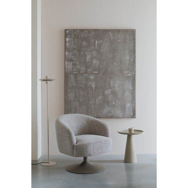 Bézs forgó fotel Renate – White Label-image-1