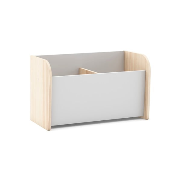 Fehér gyerek könyvespolc 70x42 cm Esteban – Marckeric-image-3