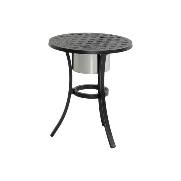 Alumínium kerek kerti tárolóasztal ø 54,5 cm Rosario – Hartman-image-1
