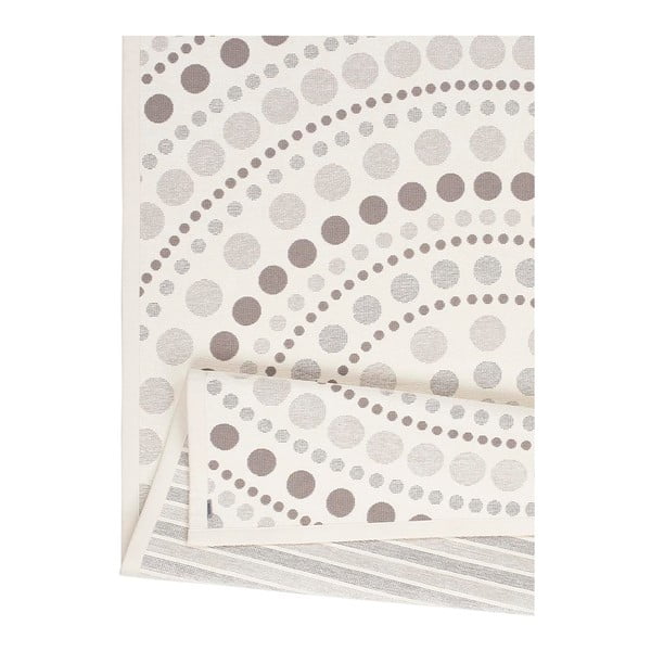 Oola fehér-szürke kétoldalas szőnyeg, 70 x 140 cm - Narma-image-4