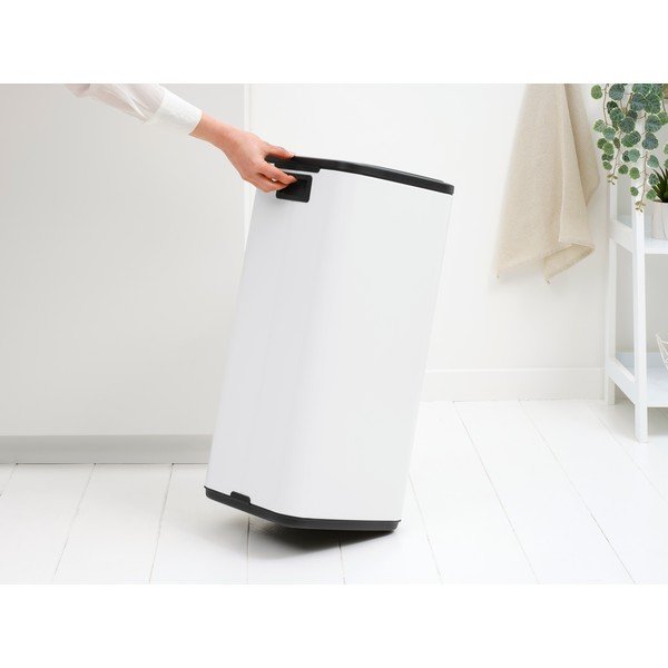 Fehér acél érintésre nyíló szemetes 30 l Bo Touch – Brabantia-image-2
