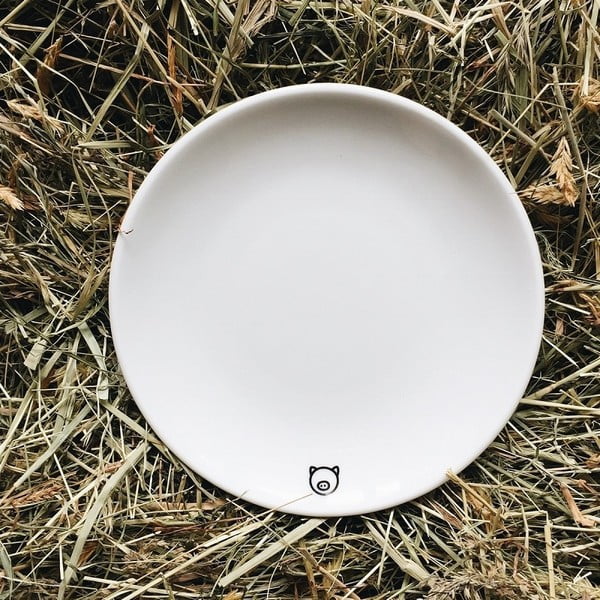 Pig desszertes tányér, ⌀ 17 cm - FOR.REST Design