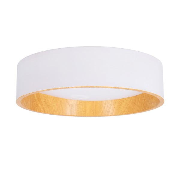 Fehér-natúr színű LED függőlámpa ø 40 cm Lazio – Candellux Lighting