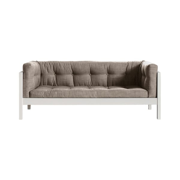 Fusion White/Linoso Light Gray kétszemélyes kanapé - Karup
