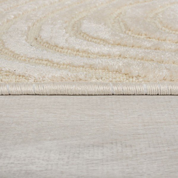 Bézs gyapjú futószőnyeg 80x230 cm Channel – Flair Rugs-image-3