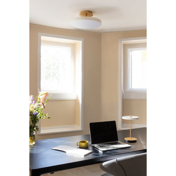 Fehér LED mennyezeti lámpa fém búrával ø 43 cm Asteria Up – UMAGE-image-1