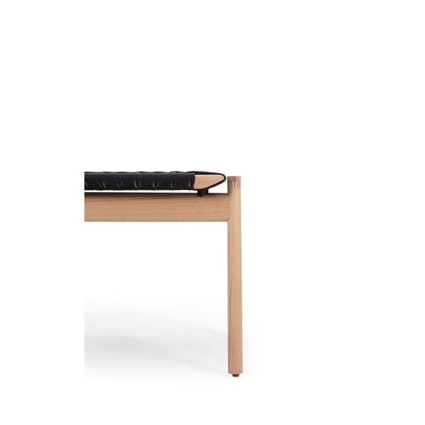 Fekete-natúr színű pad Klupa – Gazzda-image-3