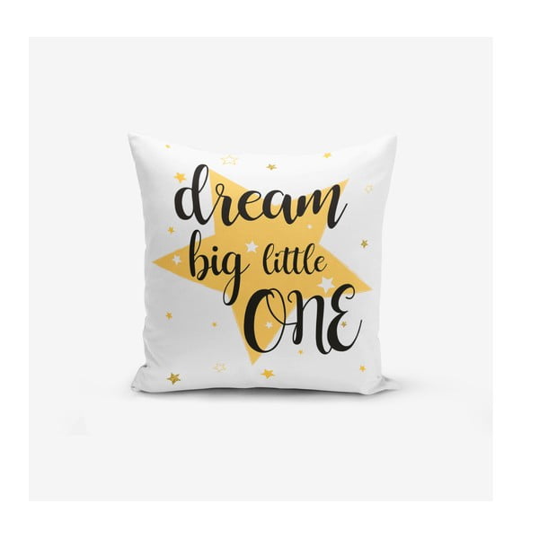 Gyerek párnahuzat 43x43 cm Dream Big – Mila Home