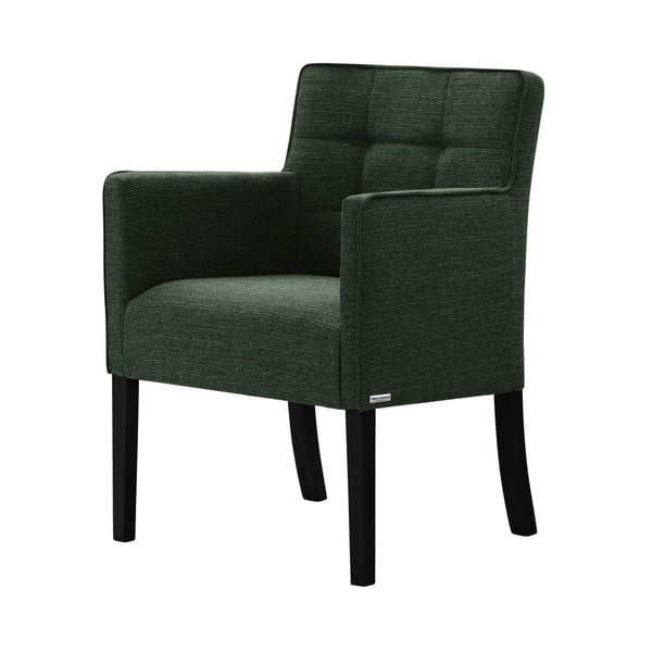 Freesia zöld bükk szék fekete lábakkal - Ted Lapidus Maison
