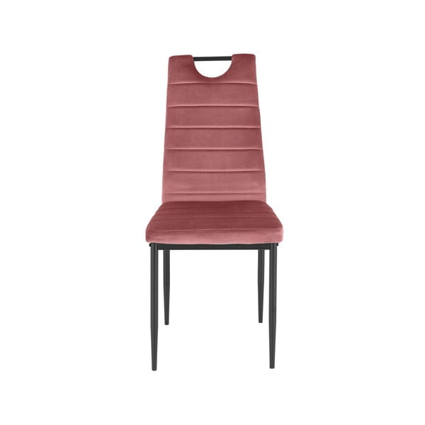 Sötét rózsaszín bársony étkezőszék szett 2 db-os Mandy – Støraa-image-1