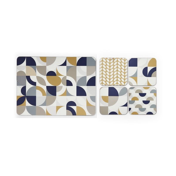 Tányéralátét és poháralátét szett 8 db-os Bauhaus – Cooksmart ®-image-2