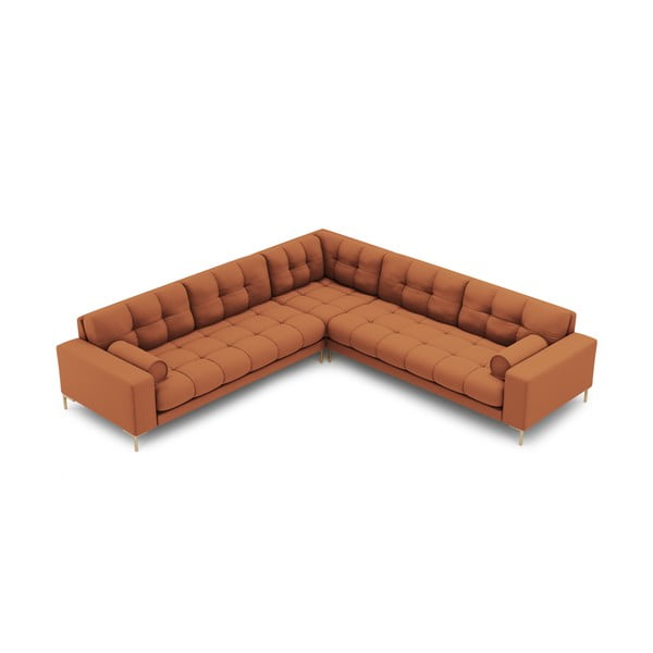 Téglavörös sarokkanapé (variálható) Bali – Cosmopolitan Design-image-3