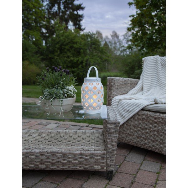 Flame Lantern fehér lámpás, magasság 23 cm - Star Trading-image-3