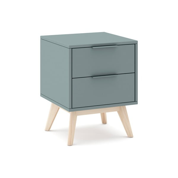 Szürkészöld éjjeliszekrény Pisco – Marckeric-image-4