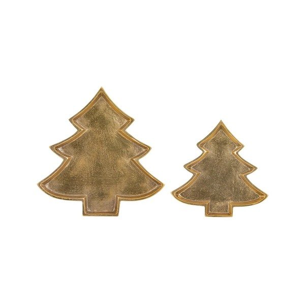 Fém dekoratív tálca 24x23 cm Noelle Christmas Tree – Ladelle