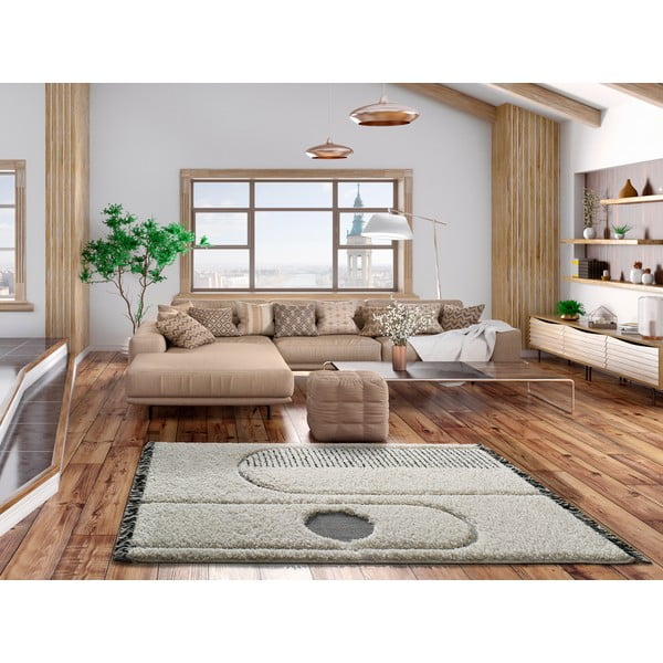  Horizon Line bézs szőnyeg, 128 x 190 cm - Universal-image-2