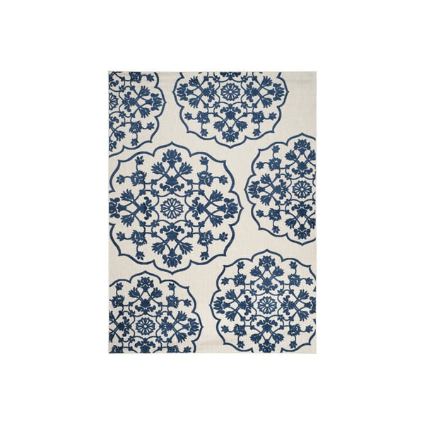 Wellington kék-fehér beltéri/kültéri szőnyeg, 340 x 243 cm - Safavieh