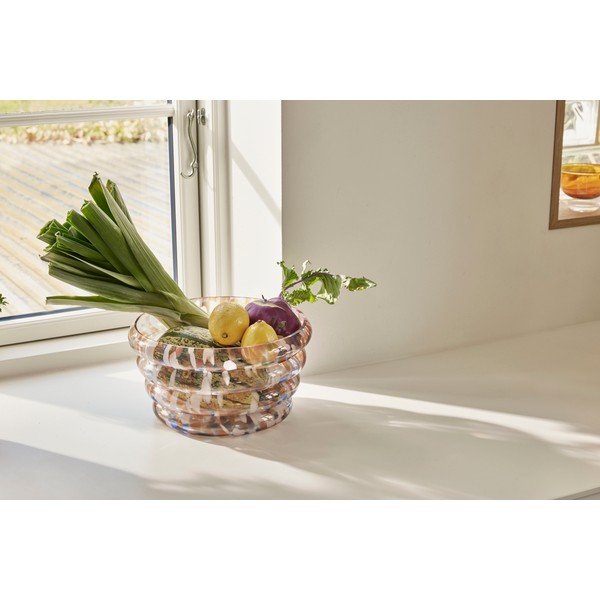 Üveg tál ø 31 cm Blaze – Hübsch-image-1